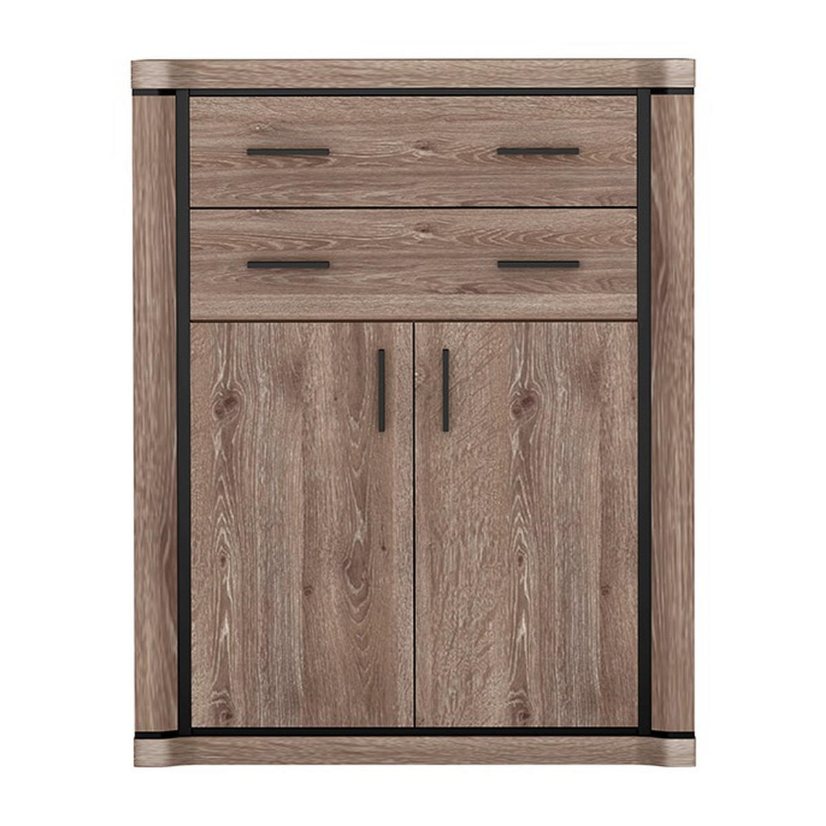 KOMMODE Dallas D-6 97 x 123 x 45 cm Trüffeleiche - Trüffeleichefarben, Holzwerkstoff/Kunststoff (97/123/45cm) - Koseto