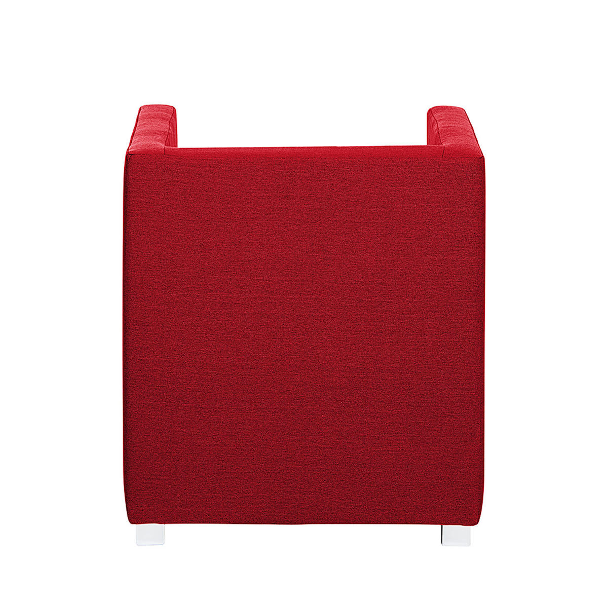COCKTAILSESSEL - Silberfarben/Rot, Kunststoff/Textil (63/71/64cm) - home24
