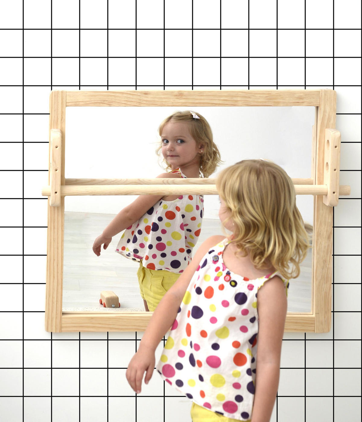 SPIEGELAUS Kiefernholz in Naturholzfarbe MONTESSORI - Beige, Holz (75/90cm) - RNT By Really Nice Things