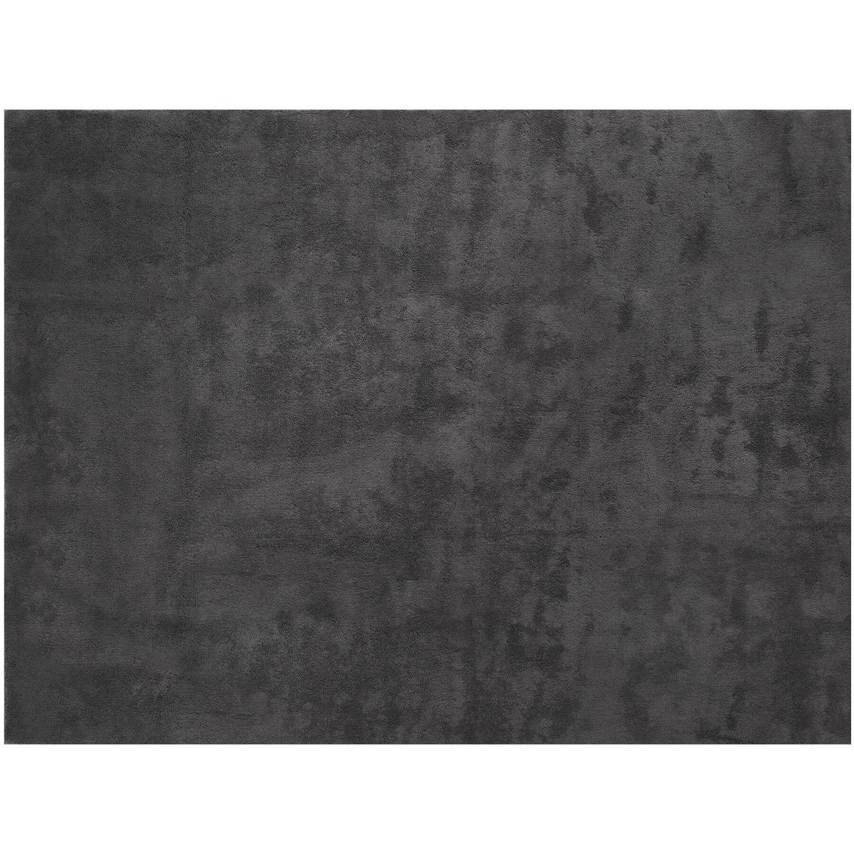 KURZFLORTEPPICH Soft Zone,rutschfeste Unterseite,anthrazit - Anthrazit, Kunststoff (230/160cm) - tectake