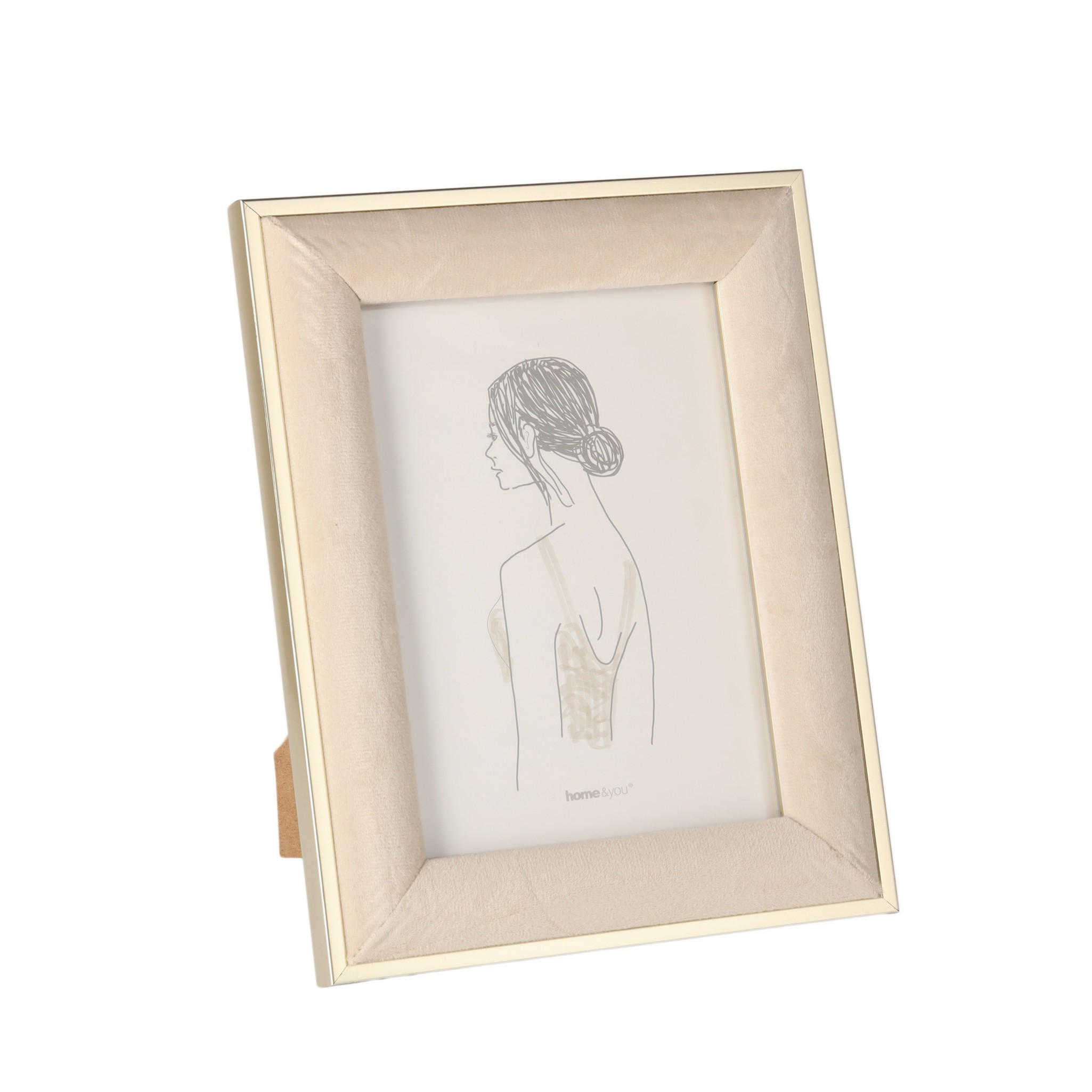 RAHMEN Veloriso - Beige, Kunststoff (2/24/19cm) - home&you
