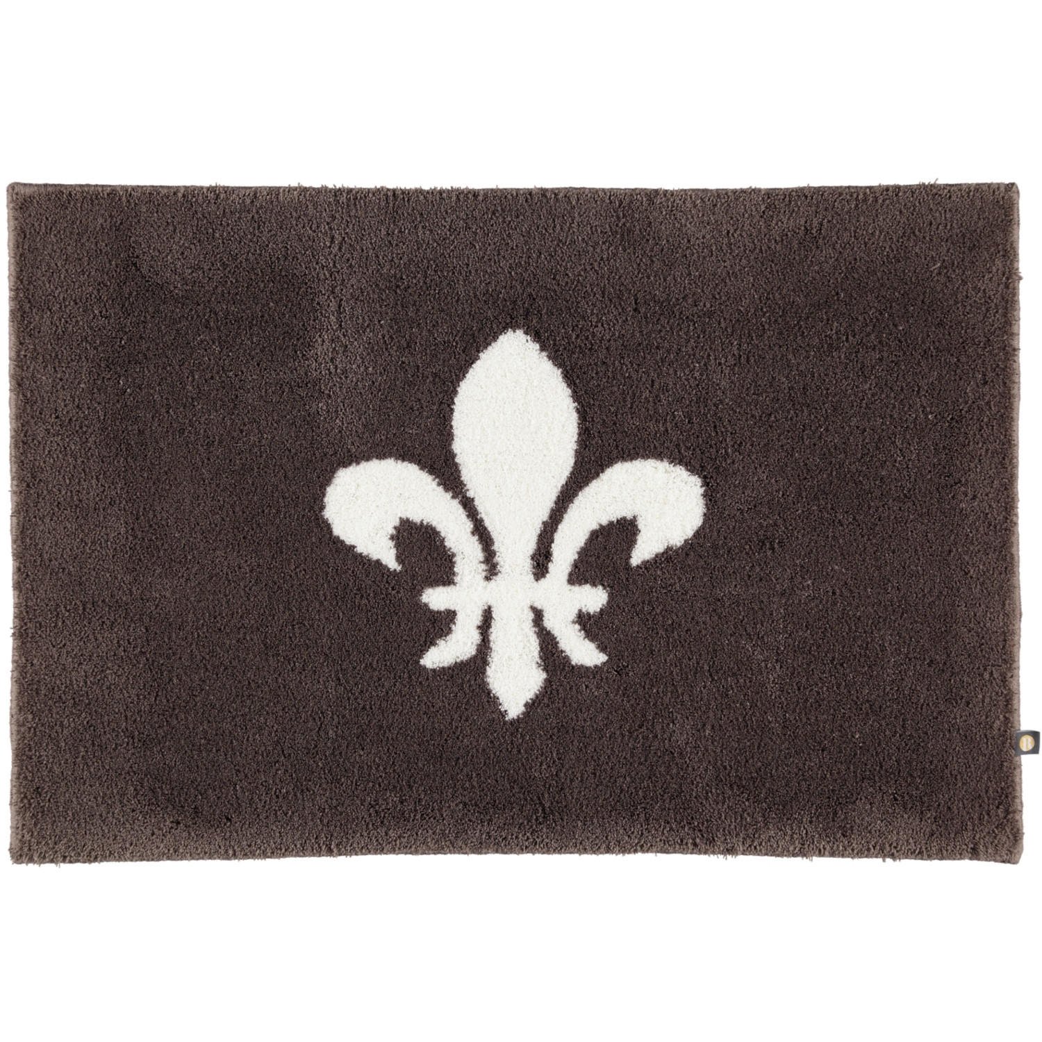 BADTEPPICHE LILIE MOOR-ECRU - 1373 - Braun, Textil (60/90cm) - Rhomtuft