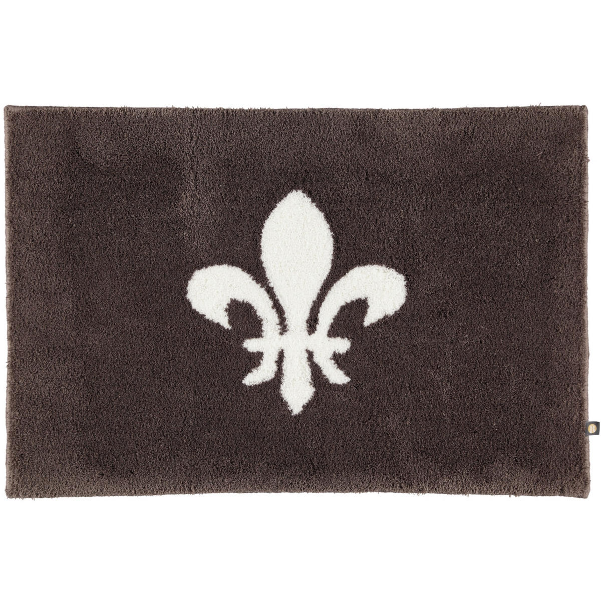 BADTEPPICHE LILIE MOOR-ECRU - 1373 - Braun, Textil (60/90cm) - Rhomtuft