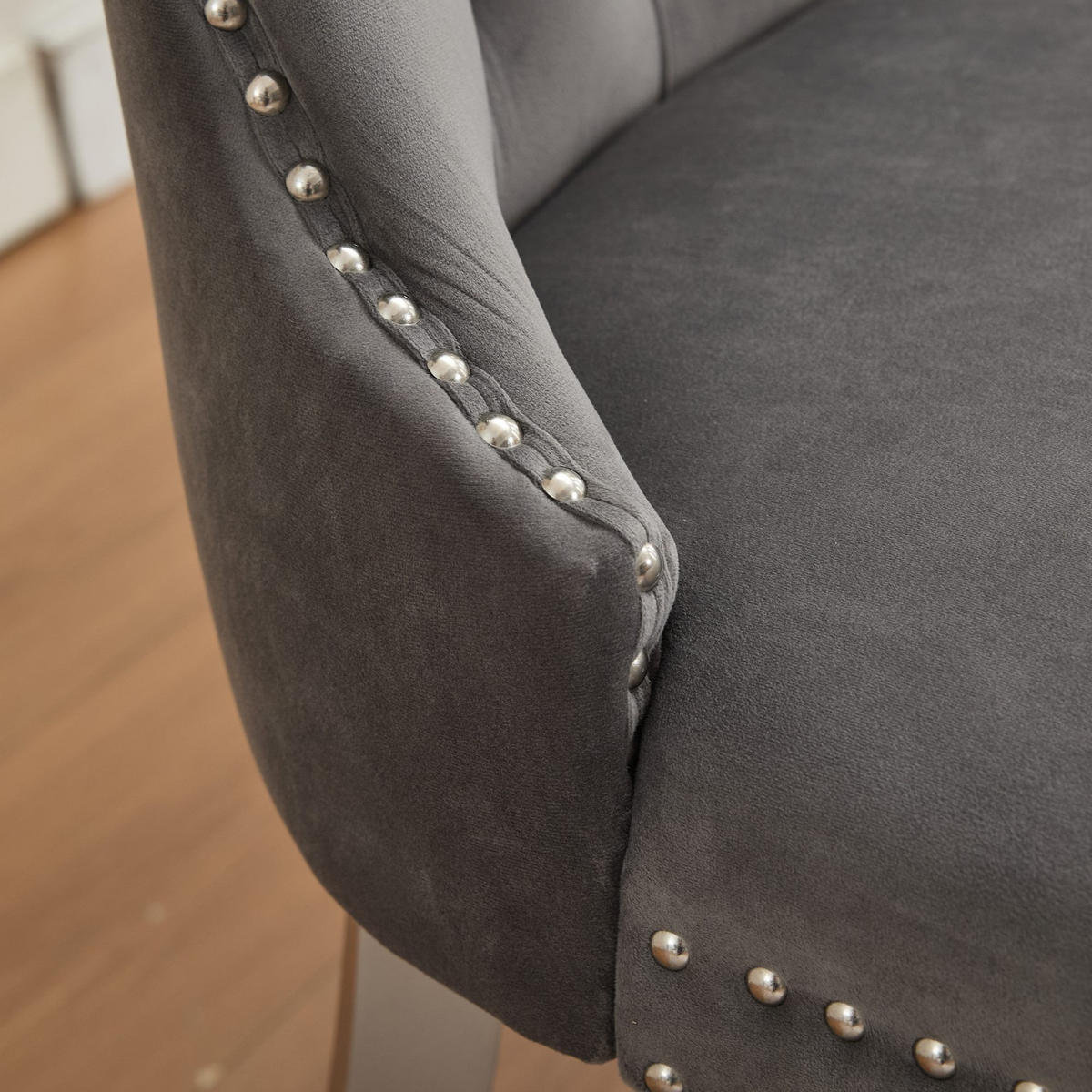 SITZBANK DE-36330 2-Sitzer mit silbernen Beinen Grau - Grau, Metall (116/89.5/58cm) - ComfortXL