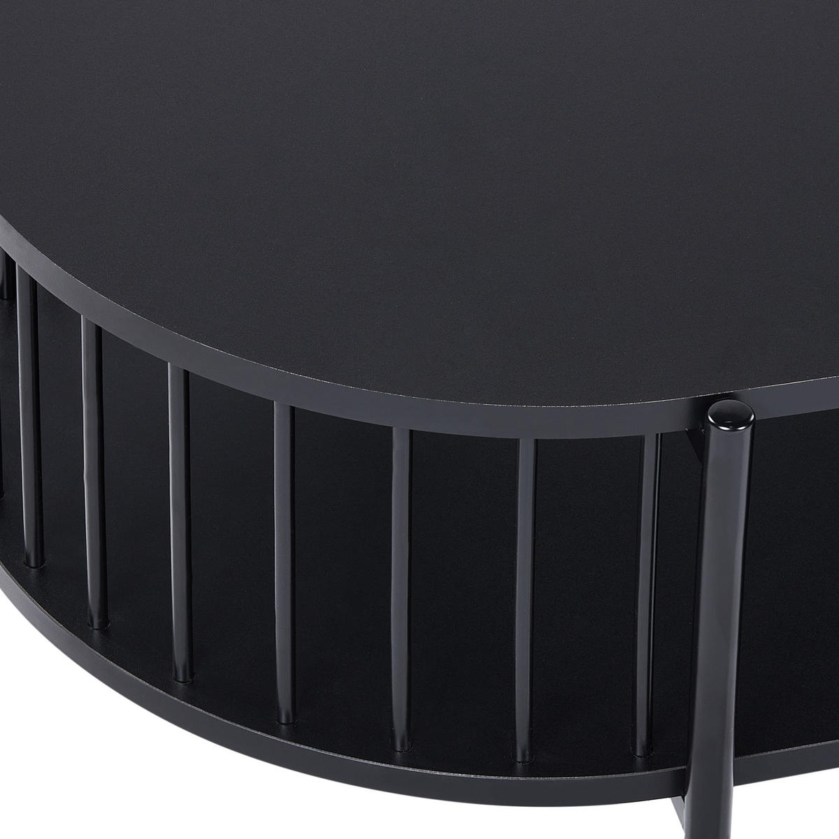 COUCHTISCH Schwarz Oreana - Schwarz, Holzwerkstoff (103/50/36cm) - Beliani