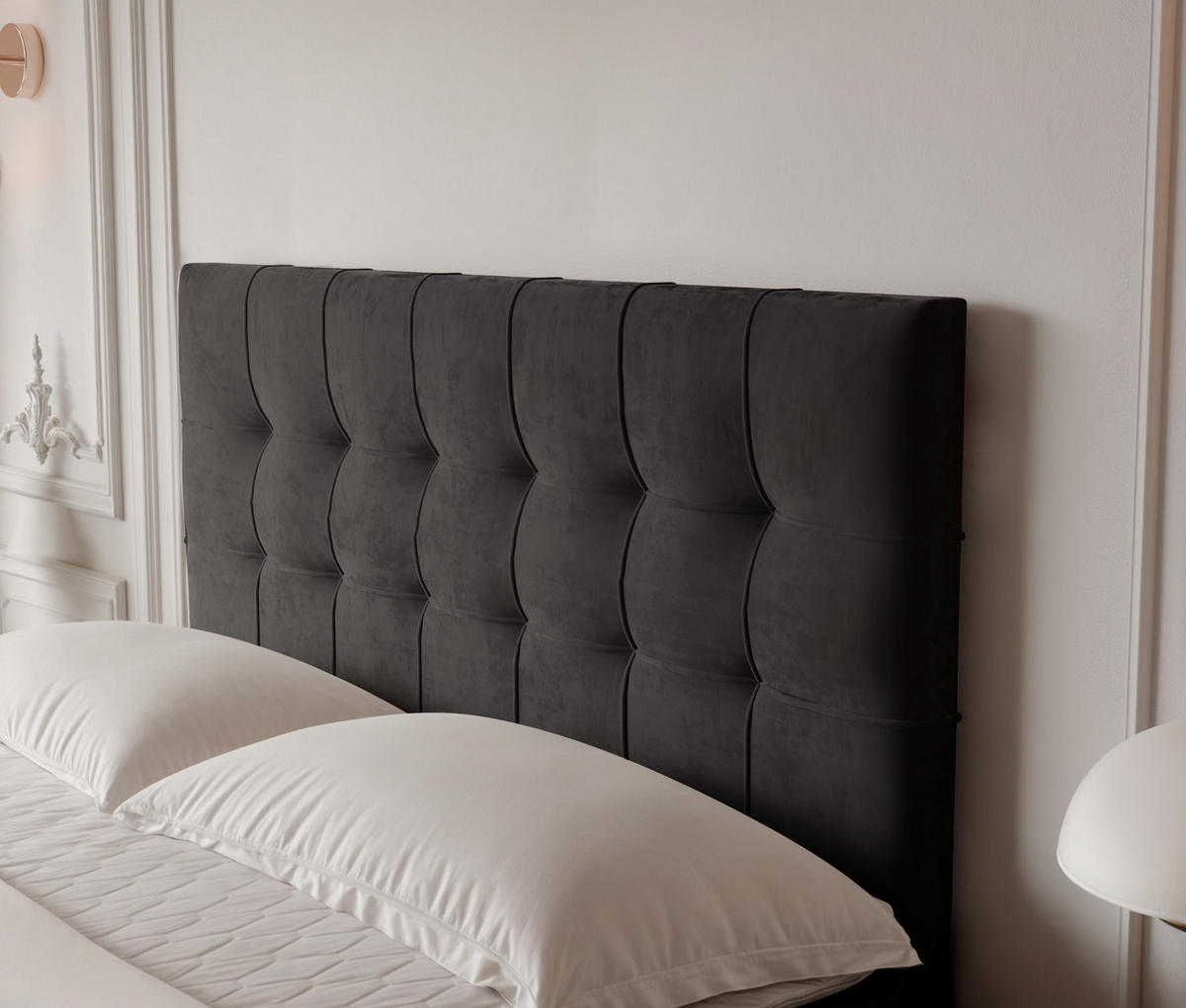 BOXBETT IMPERIAL 120/200 cm, in Schwarz, mit Matratze und Topper - Schwarz, Holzwerkstoff/Textil (120/200cm) - Idohome