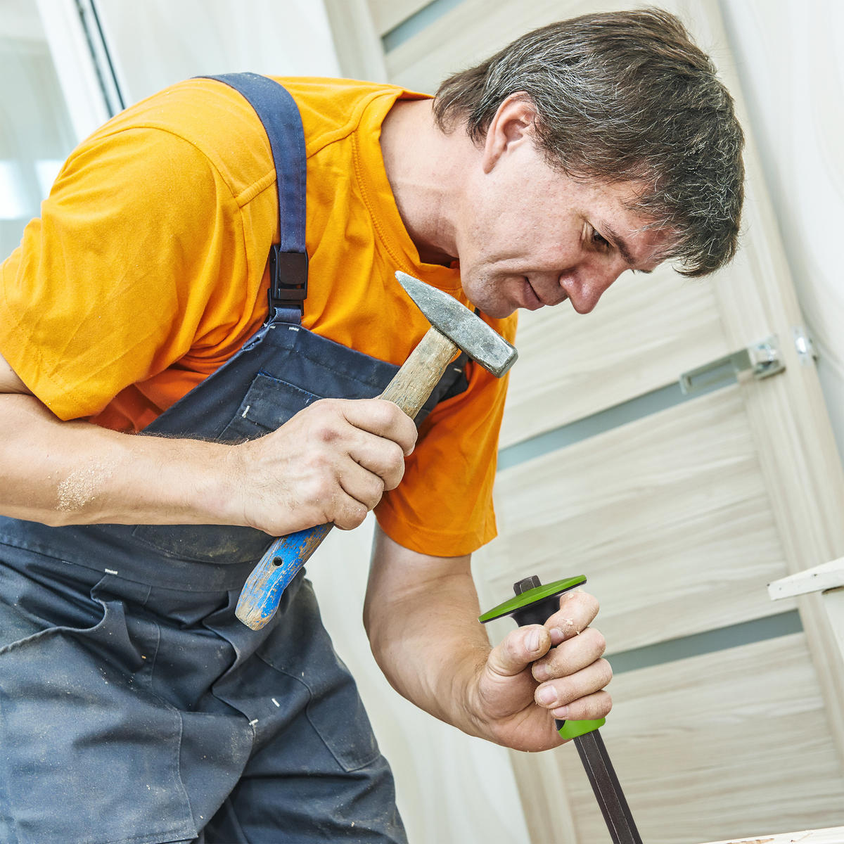 FLACHMEIßEL - Multicolor, Kunststoff/Metall (8.5/8.5/29cm) - Relaxdays