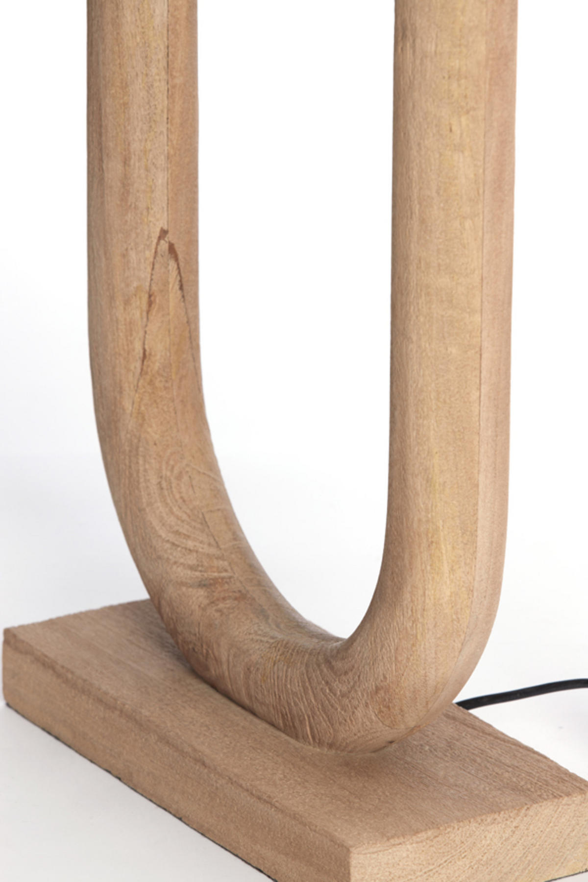 LAMPENFUSS Paceco Braun 20/12/44 cm - Braun, Holz (20/12/44cm) - Light & Living