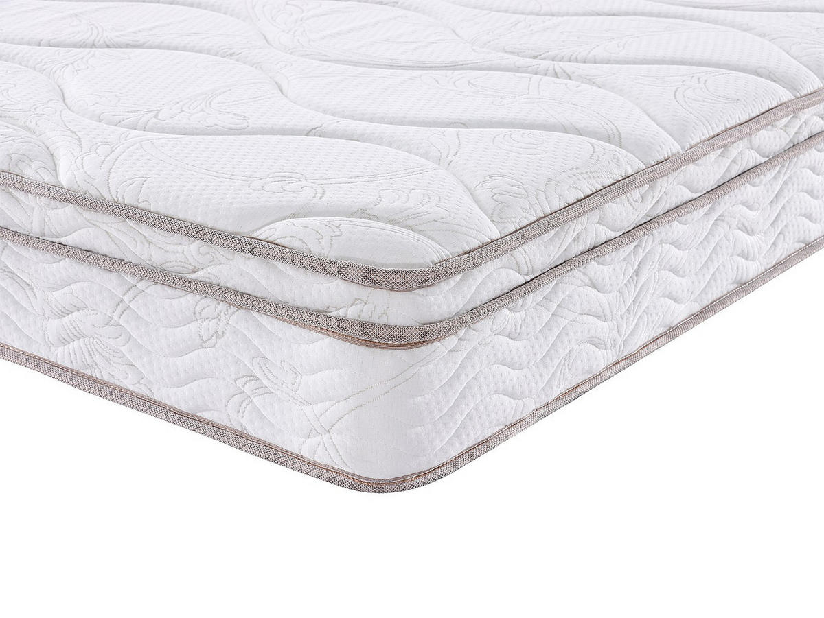 STANDARDMATRATZE - 2 Personen - stoff - weiß Wolkentanz - Weiß, Textil (140/200cm) - Vente-Unique