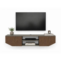 HÄNGENDE TV Einheit Hera Galaxie Vintage - Braun, Holzwerkstoff (30/12.5/150cm) - Decorotika