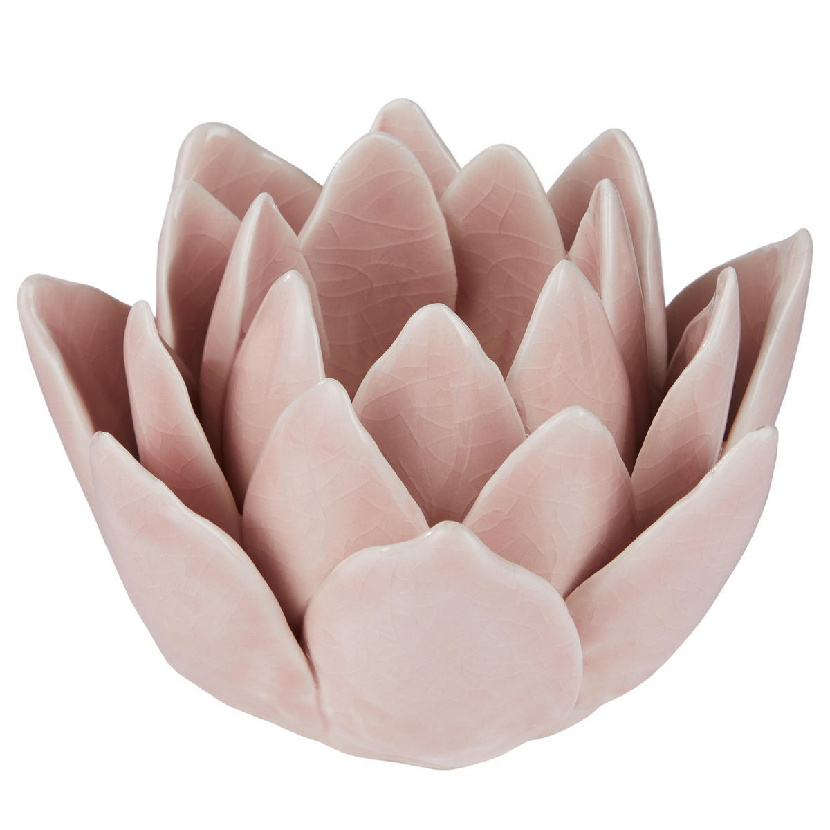 TEELICHTHALTER Blossom Blüte - Pink, Keramik (8cm) - Butlers