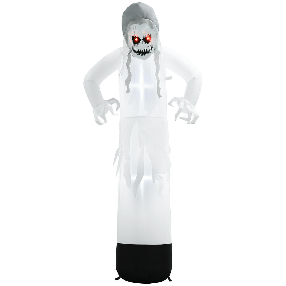 AUFBLASBARE Halloween Ghost - Weiß, Kunststoff (47/180/77cm) - Outsunny