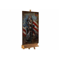 METALLBILD Bunt 60/90 cm - Multicolor, Metall (4/90cm) - KUNSTLOFT