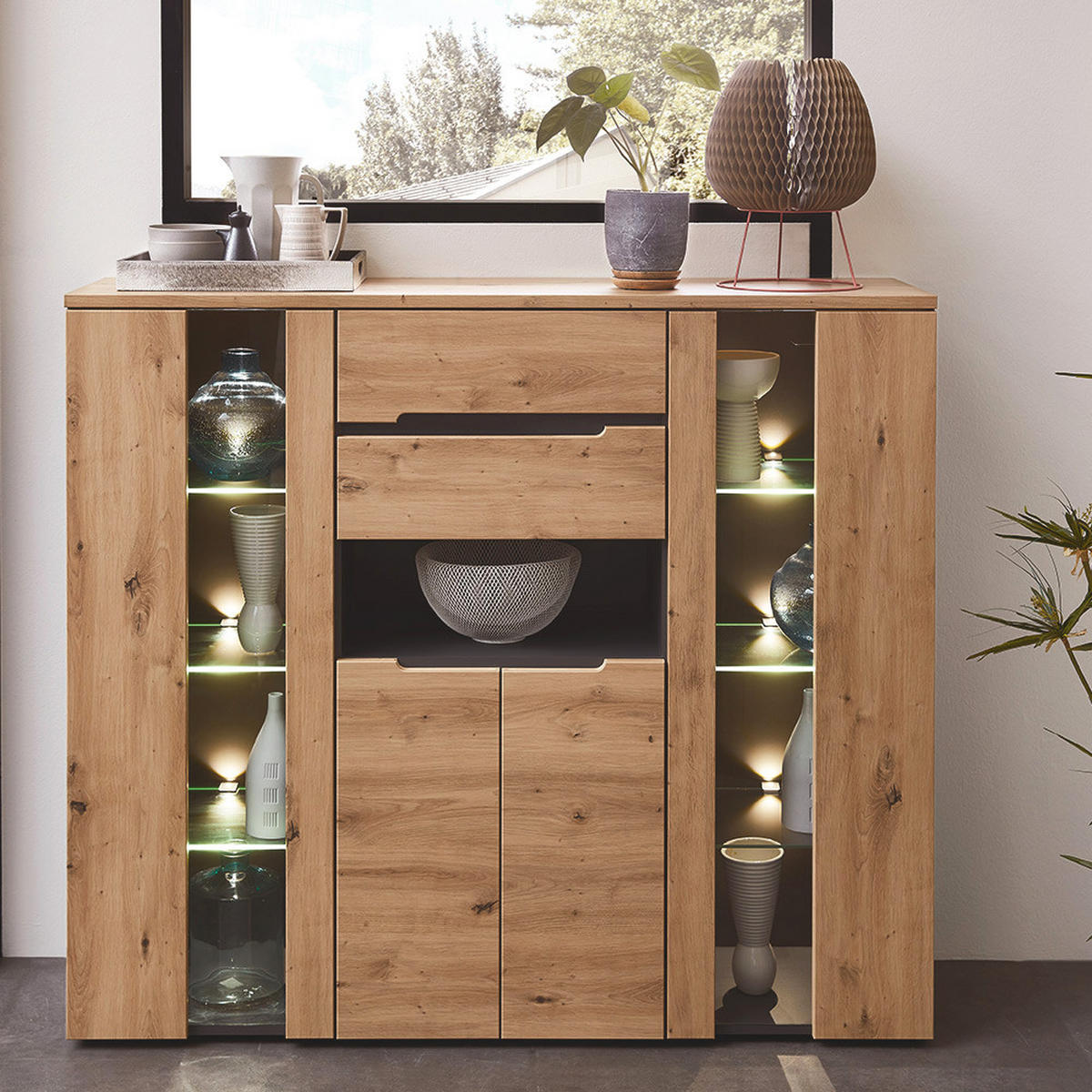 HIGHBOARD Manresa-36 - Braun, Holzwerkstoff (145/127/38cm) - Lomado