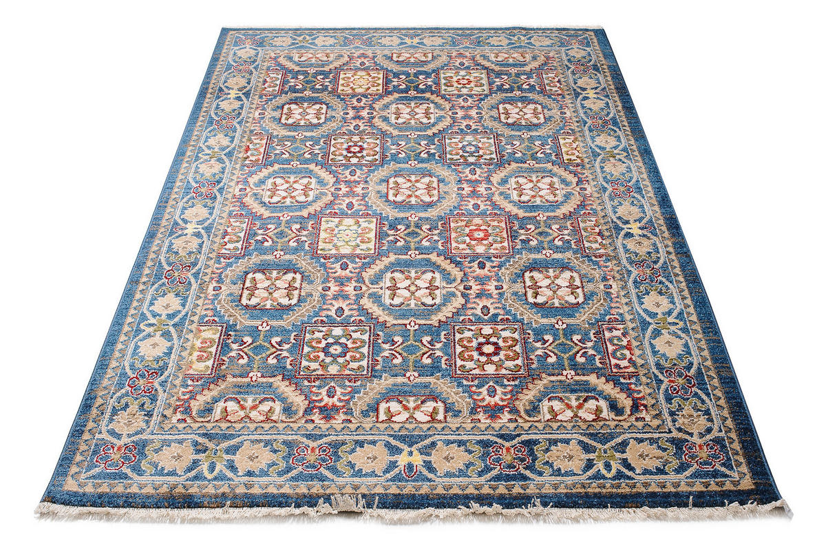 TEPPICH RIVIOLI Blau 240/330 cm - Blau, Textil (240/330cm) - Tapiso
