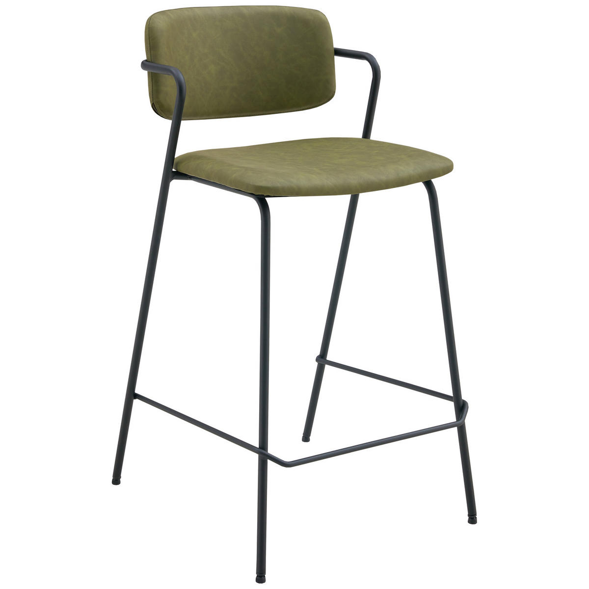 BARHOCKER LÉON Grün 2er-Set - Grün, Kunststoff (48/88/55cm) - Happy Garden