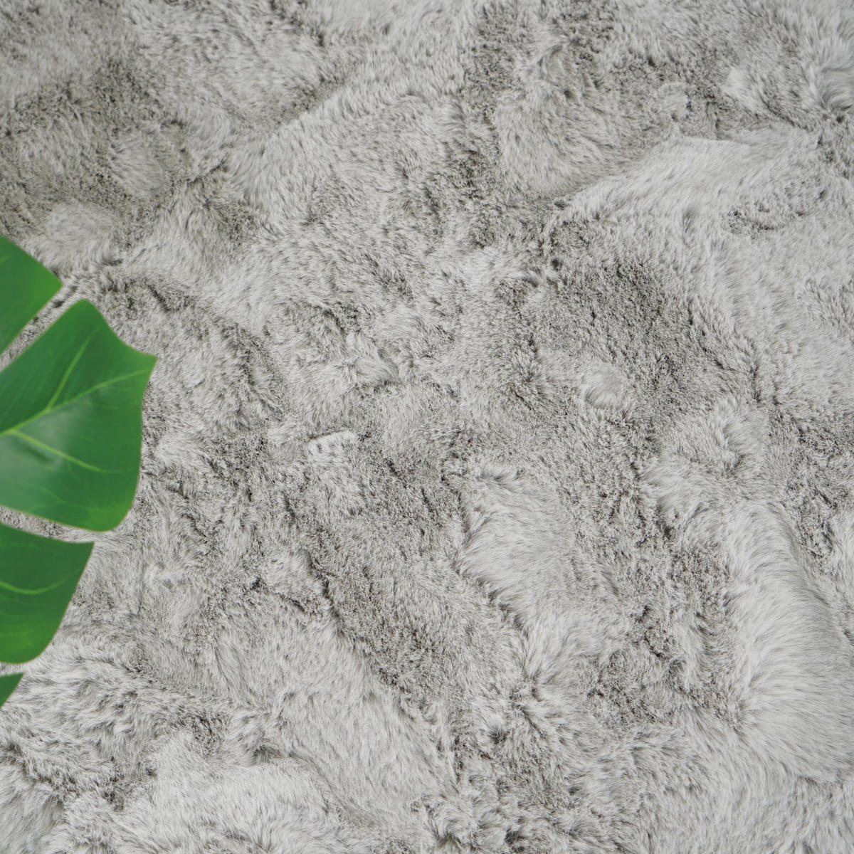 FELLTEPPICH CLOUD SUPER SOFT 200/200 cm Hellgrau - Hellgrau, Textil (200/200cm) - Consilio Concept