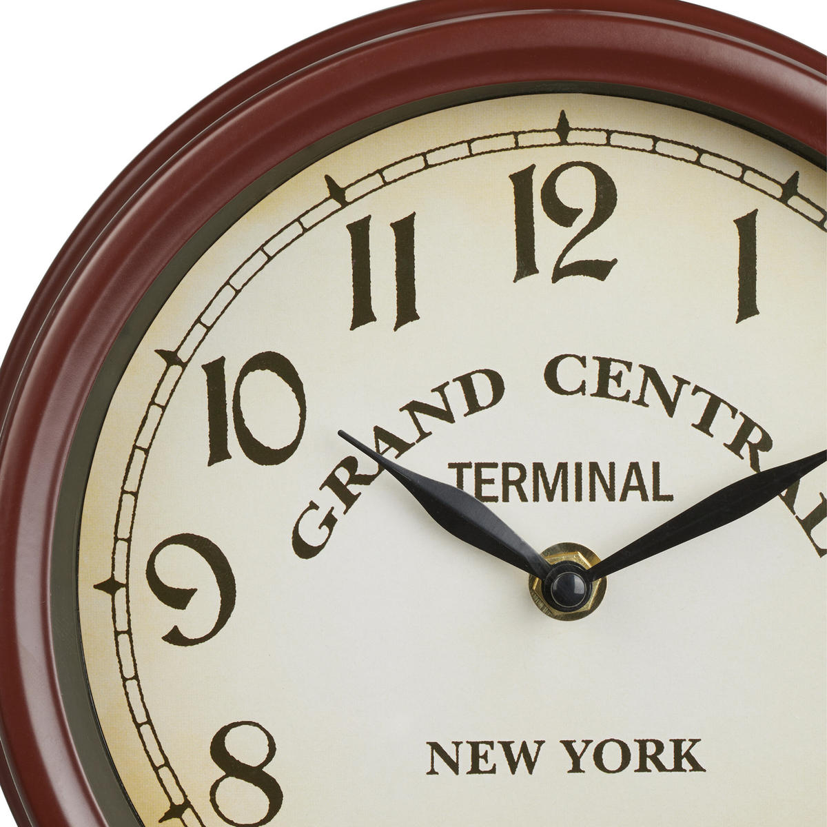 BAHNHOFSUHR - Multicolor, Glas/Metall (35/34/10cm) - Relaxdays