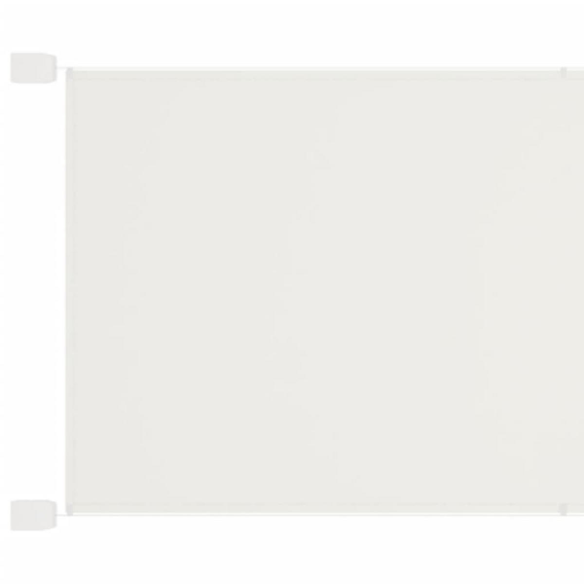 SENKRECHTMARKISE Weiß 60x1000 cm Oxford-Gewebe - Weiß, Textil (60/1000/1000cm) - furnicato