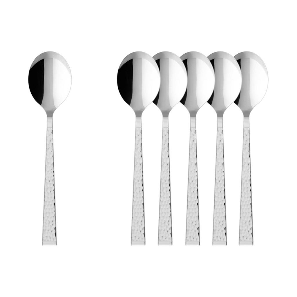 TAFELLÖFFEL Blacksmith silber 202 mm 6er Set - Silberfarben, Metall - Villeroy & Boch