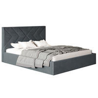 BETT Grau OLDO 1 Mit Bettkasten 120x200 cm - Schwarz/Graphitfarben, Textil (120/200cm) - Sepro Meble
