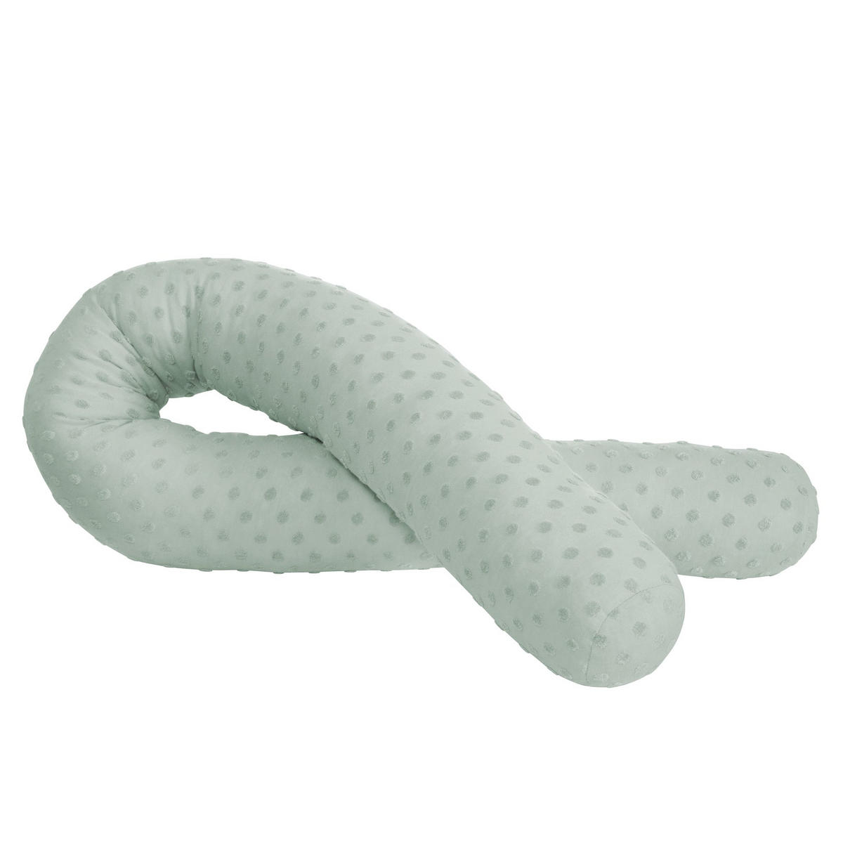BETTSCHLANGE Lil Planet frosty green - Grün, Textil (170/12cm) - Roba