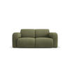 SOFA Molino aus strukturiertem Stoff hellgrün 2 Sitzplätze - Hellgrün, Textil (95/72/170cm) - Micadoni