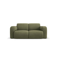 SOFA Molino aus strukturiertem Stoff hellgrün 2 Sitzplätze - Hellgrün, Textil (95/72/170cm) - Micadoni