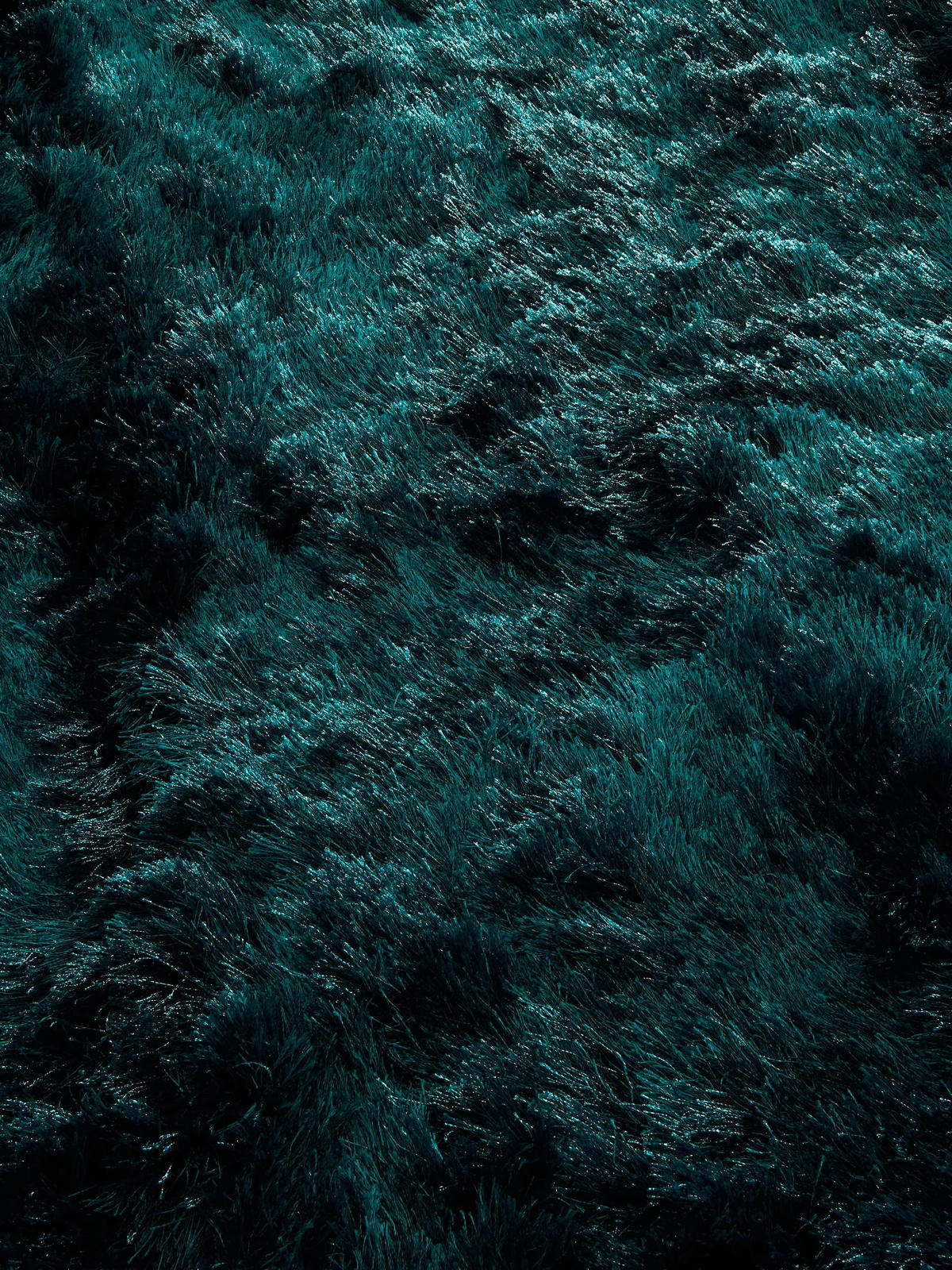 HOCHFLORTEPPICH Whisper Türkis 300x400 cm - Türkis, Textil (300/400cm) - benuta Nest