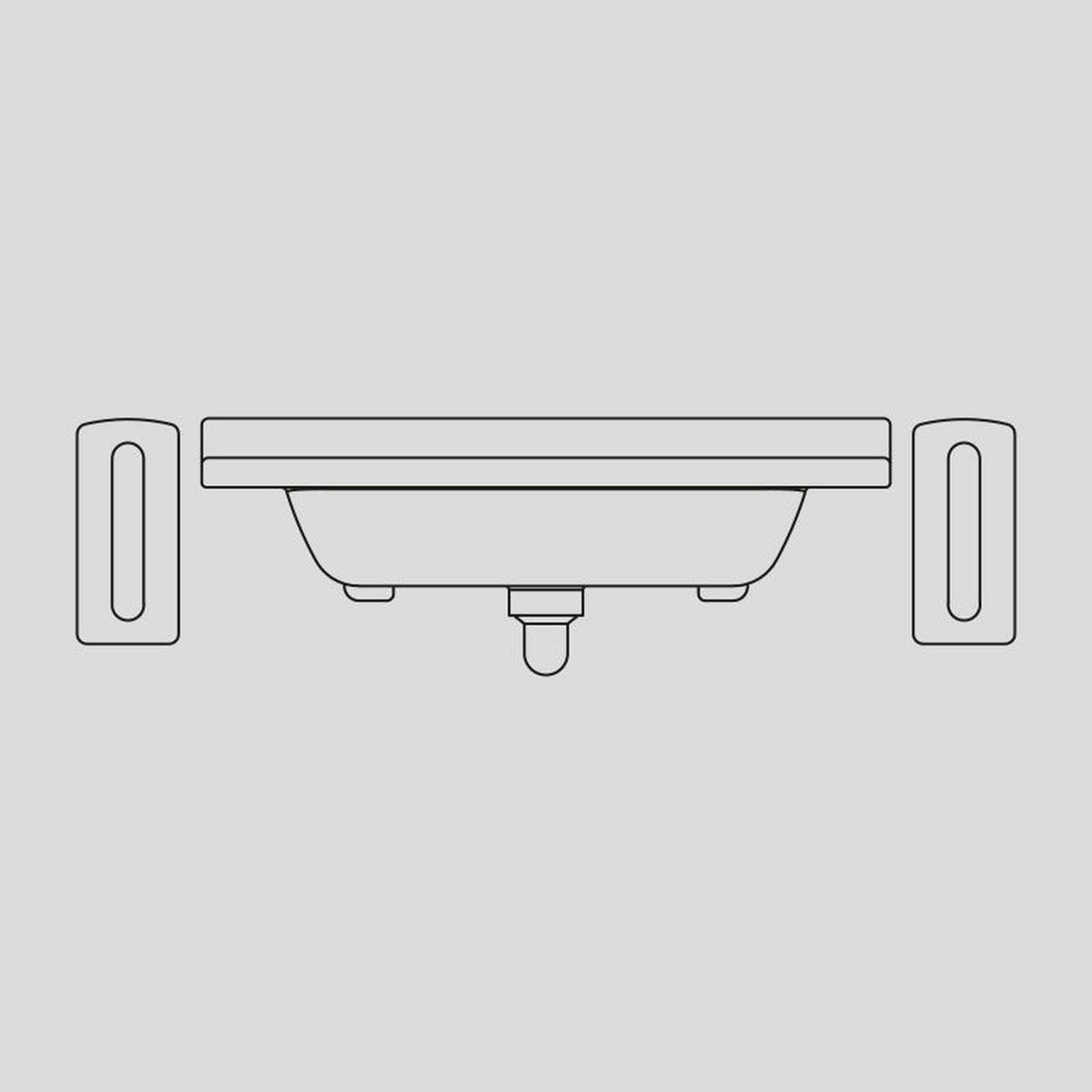 STÜTZGRIFF D32 L650 mm Nylon weiß - Weiß, Metall (34/13/90cm) - Delabie
