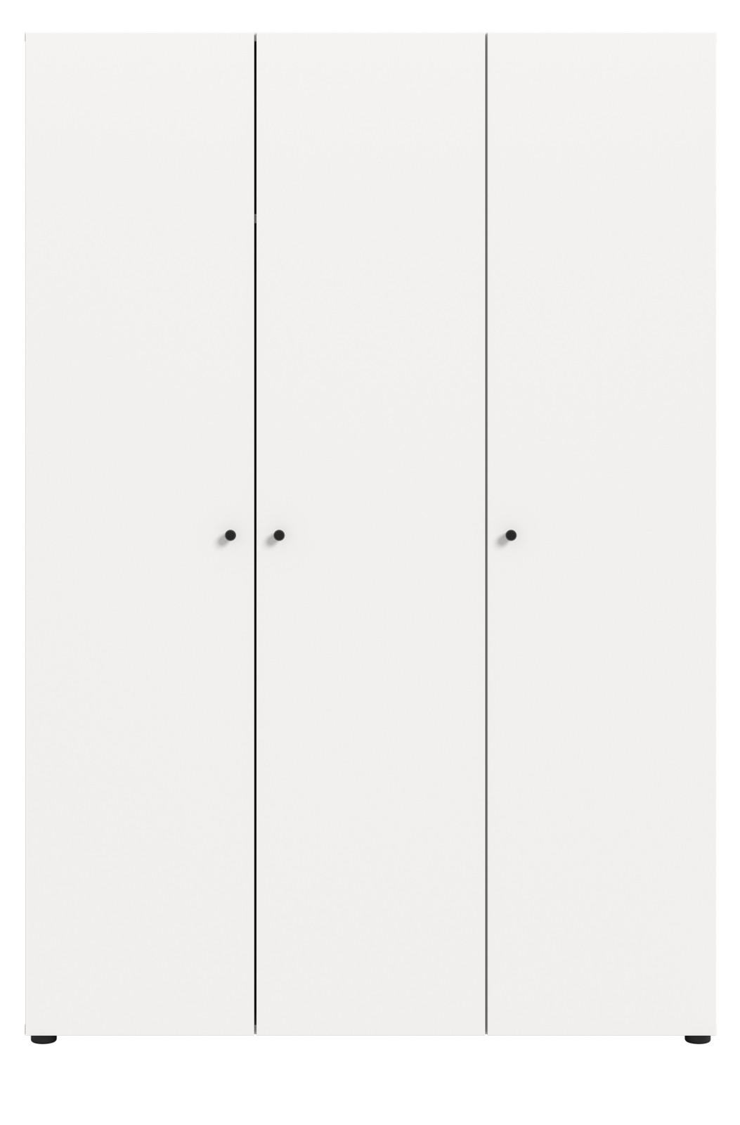 Inn.Furn Kleiderschrank Weiß 120x176x51 cm