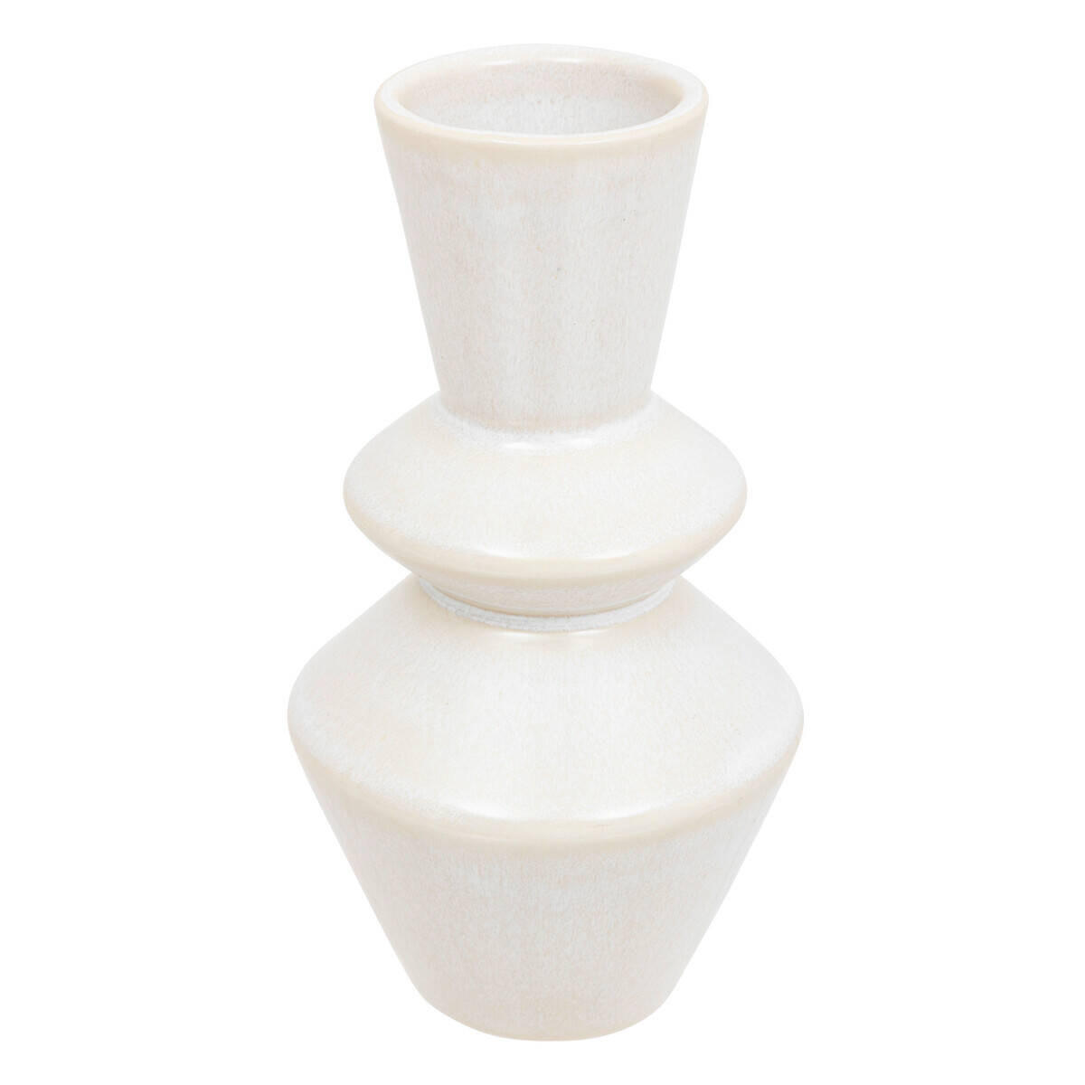 KERAMIKVASE Soley 14 cm - Weiß, Keramik (14cm) - Atmosphera Createur d´interieur