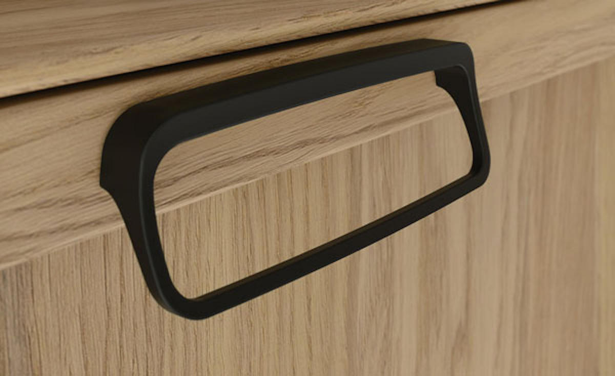 STANDVITRINE Limbo Eiche Artisan 65 / 42 / 200cm - Eiche Artisan/Braun, Holz/Metall (65/200/42cm) - Feldmann-Wohnen