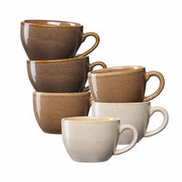 KAFFEETASSEN Sahara braun 230 ml 6er Set - Braun, Keramik (0.23L) - Ritzenhoff Breker