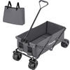 BOLLERWAGEN Heidrun, inklusive Tragetasche, Belastbarkeit 80 kg, grau - Grau, Textil (51/120.5/114cm) - tectake