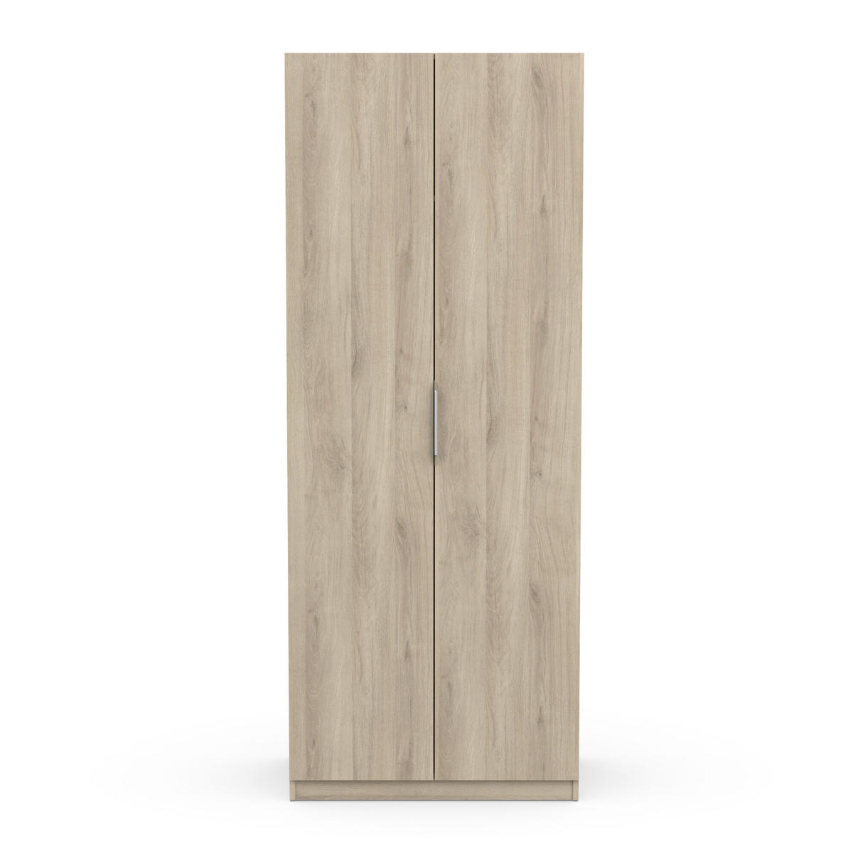 KLEIDERSCHRANK, 2 Türen - GHOST - Eiche - 79,4 x 51,1 x 203 cm - Beige, Holz (51.1/203/79.4cm) - Demeyere