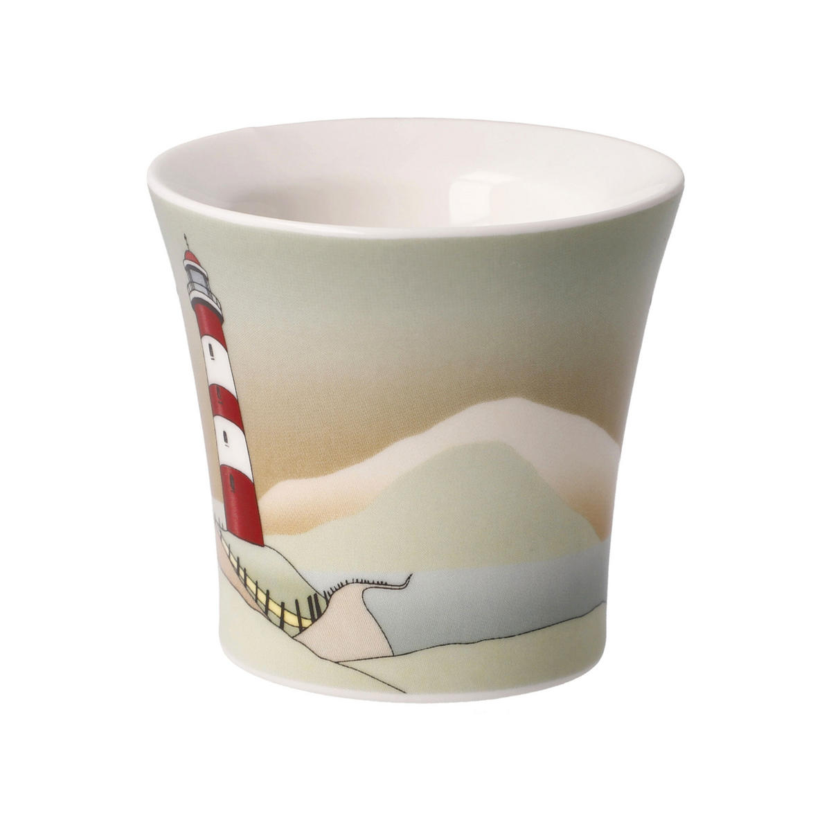 EIERBECHER 2er Set Lighthouse, New Bone China, Bunt - Multicolor, Keramik (6.5/6/6.5cm) - Goebel