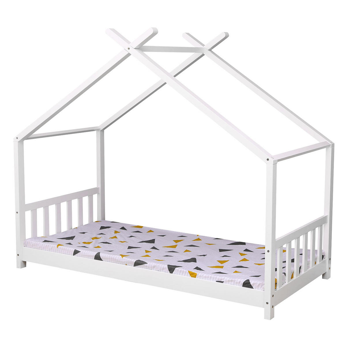 KINDERBETT Gaspard Weiß 190/90 cm - Weiß, Holz - Happy Garden