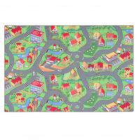 KINDER SPIEL TEPPICH LITTLE VILLAGE - Multicolor, Textil (200/250cm) - Snapstyle