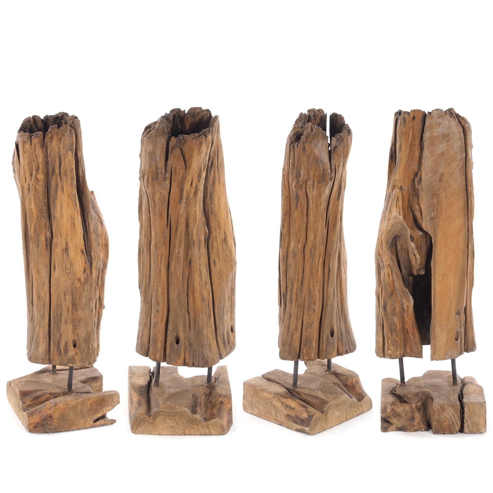 SKULPTUR ROOTS 80 Wurzel Treibholz Unikat naturfarben - Naturfarben, Holz (32/76/16cm) - DESIGN DELIGHTS