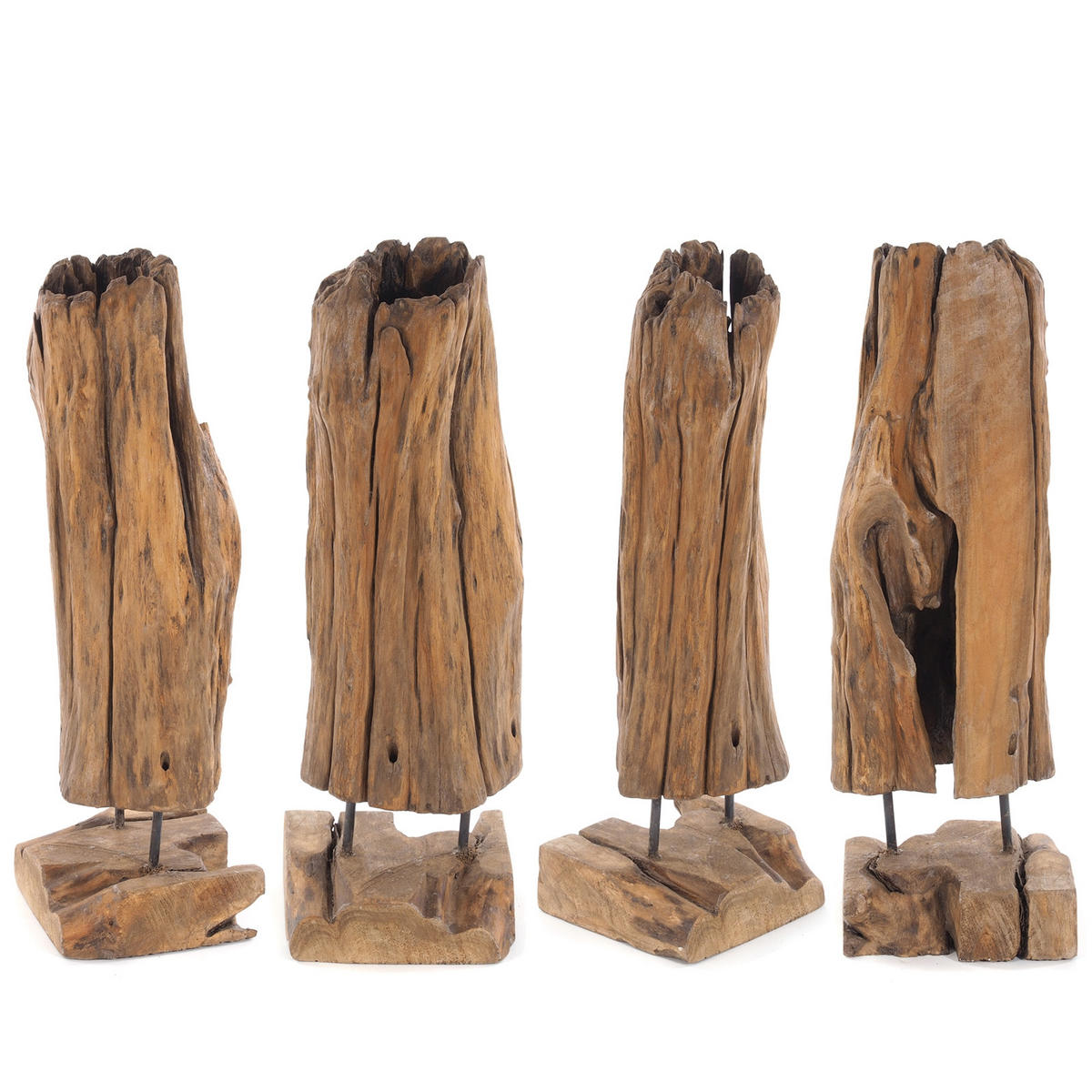 SKULPTUR ROOTS 80 Wurzel Treibholz Unikat naturfarben - Naturfarben, Holz (32/76/16cm) - DESIGN DELIGHTS