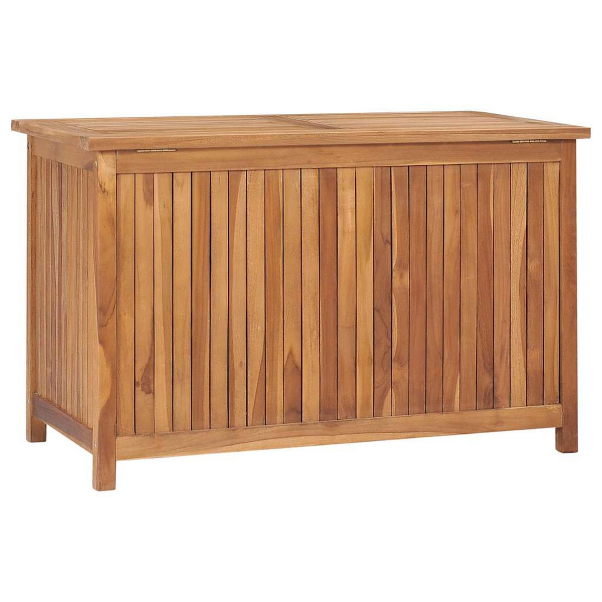 GARTENBOX 90x50x58 cm Massivholz Teak - Braun, Holz (90/58/50cm) - furnicato
