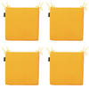 SITZKISSEN Panama 40/40 cm 4er-Set - Hellgelb, Textil (40/4/40cm) - Madison
