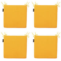 SITZKISSEN Panama 40/40 cm 4er-Set - Hellgelb, Textil (40/4/40cm) - Madison