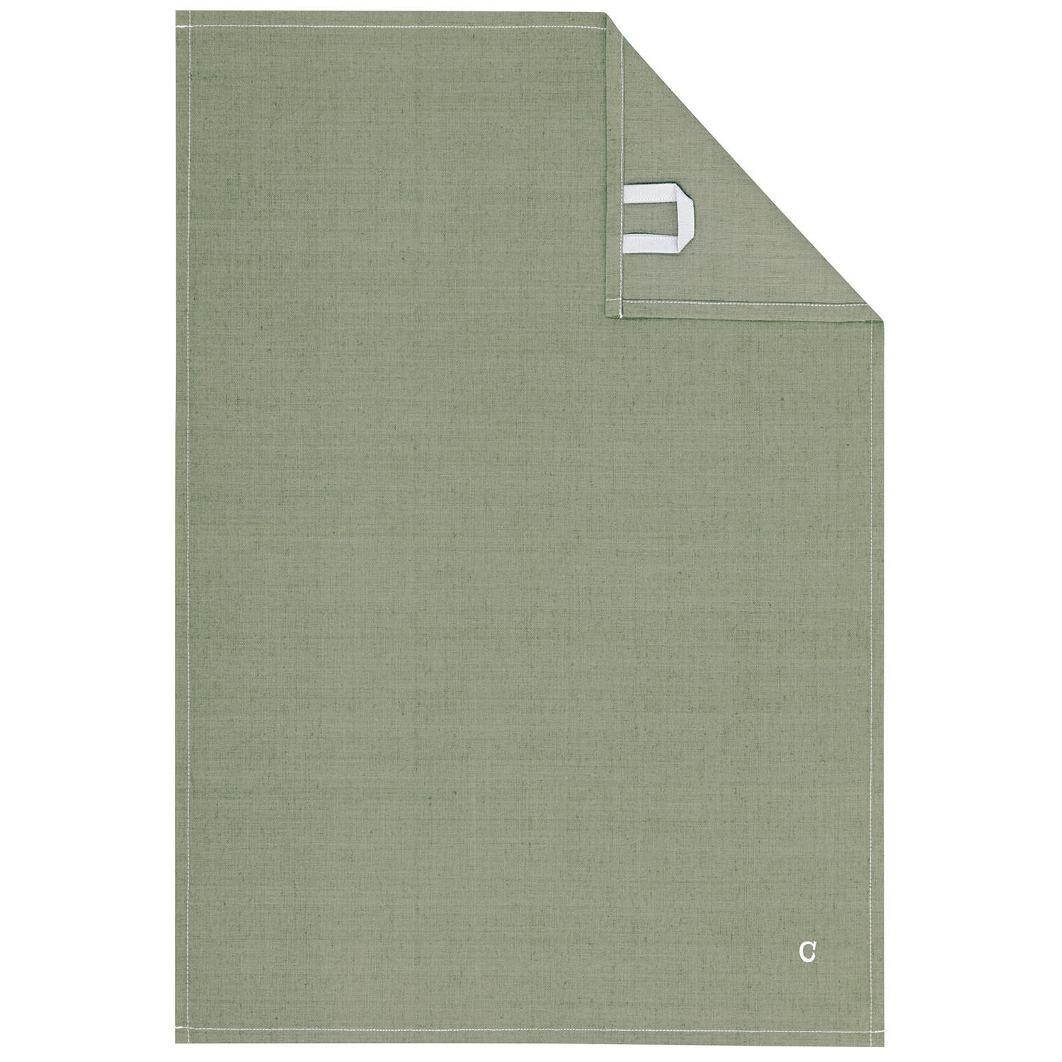 GESCHIRRTÜCHER CUISINE SOLID 500 FIELD - 453 - Grün, Textil (50/70cm) - Cawoe
