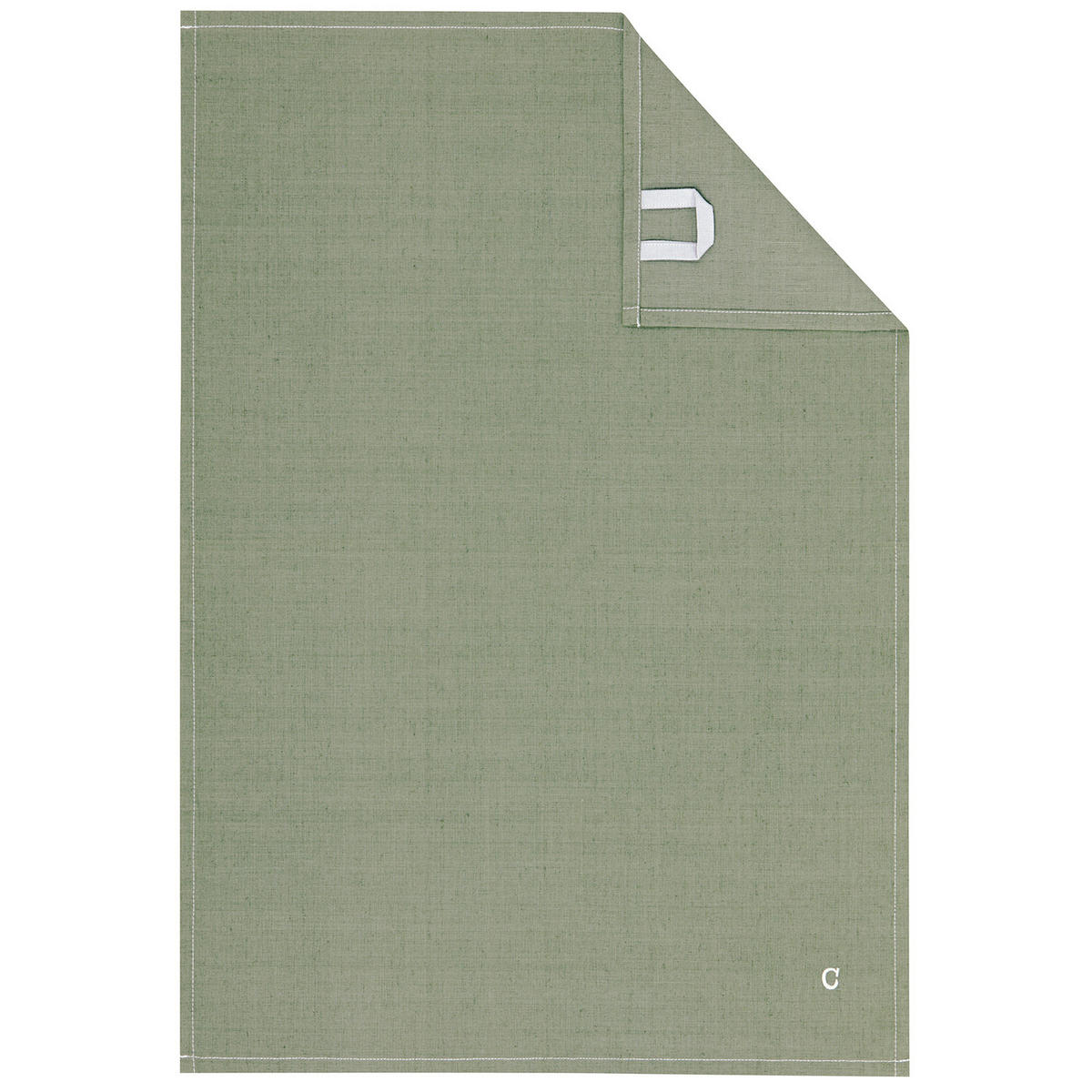 GESCHIRRTÜCHER CUISINE SOLID 500 FIELD - 453 - Grün, Textil (50/70cm) - Cawoe