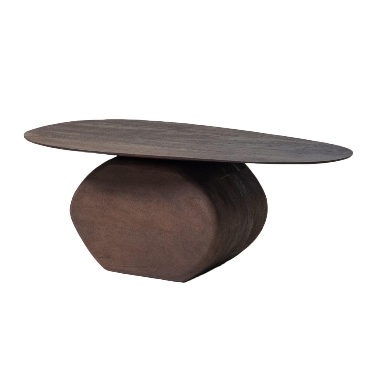 COUCHTISCH aus Mangoholz 100cm, braun - Braun, Holz (100/60/38cm) - Giga Meubel