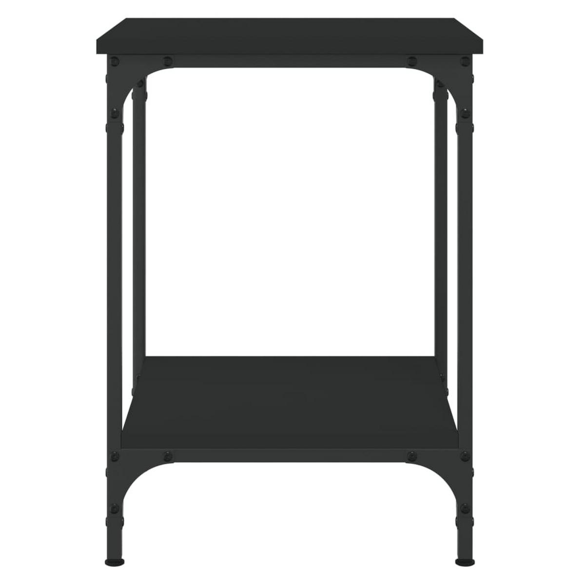 COUCHTISCH Schwarz 40x40x55 cm Holzwerkstoff - Schwarz, Holzwerkstoff (40/40/55cm) - furnicato