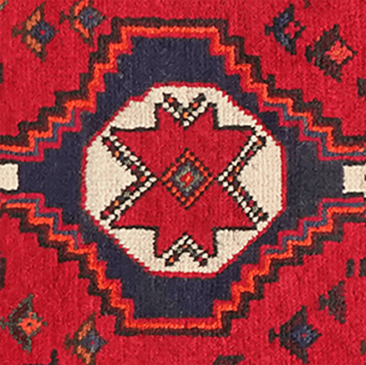 ORIENTTEPPICH handgeknüpft Gashgai Rot 127/88 cm Schurwolle - Rot, Textil (88/127cm) - Looma