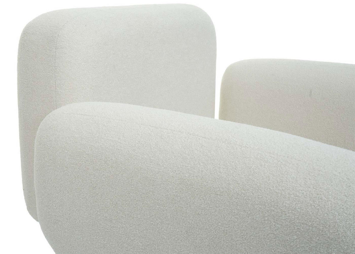 LOUNGE-SESSEL Cremeweiß - Weiß, Textil (88/78/76cm) - MCW